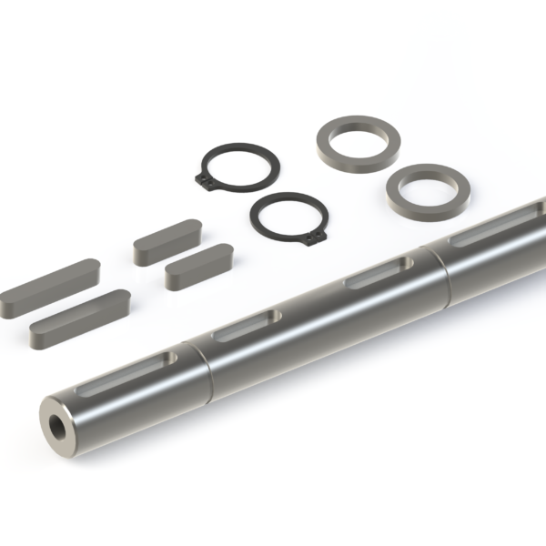 Double Output Shaft for HHM-110 Gearboxes 1-5/8''