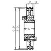 Single Groove Cast Iron Pulley 2.80" OD - Image 2