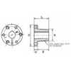 SK Pulley Bushing 3 Bolt Hub 1.1/2" Bore - Image 2