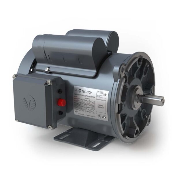 Techtop Auger Duty Electric Motor 1.5HP 115/230V 1800RPM 56Y