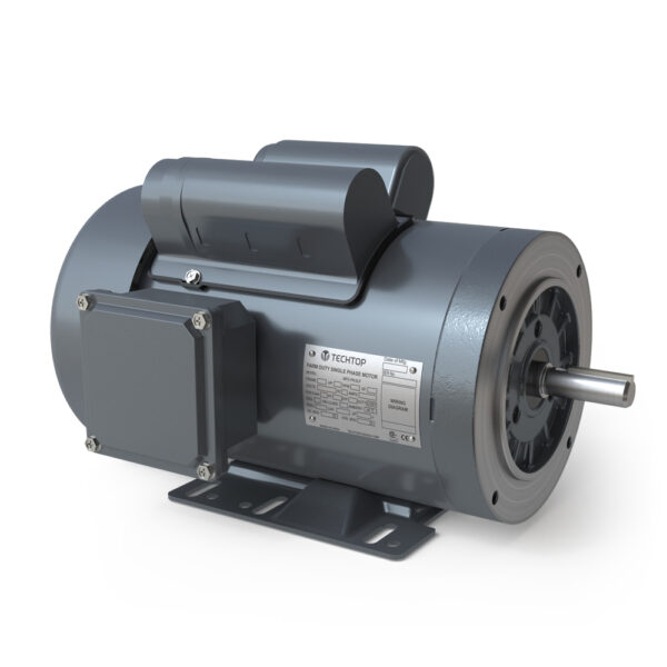 Techtop Farm Duty Electric Motor 5HP 230V 3600RPM 56HCZ
