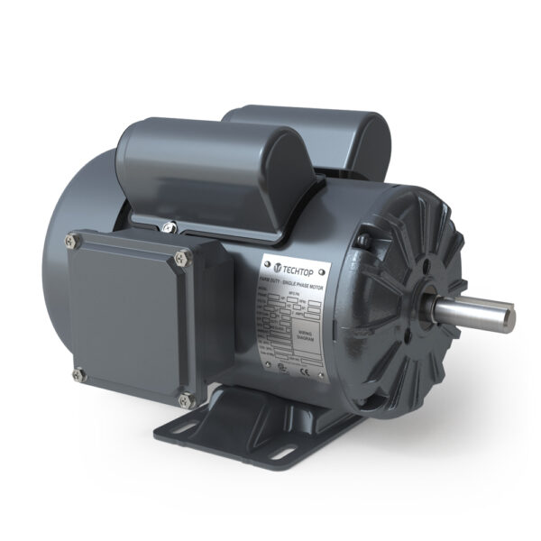Techtop Farm Duty Electric Motor 0.5HP 115/230V 1800RPM 56