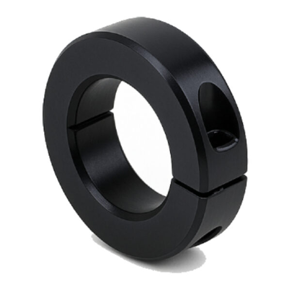 Single Split Shaft Collar Steel Black Oxide 1 7/16'' Bore 2 1/4'' OD 9/16'' W